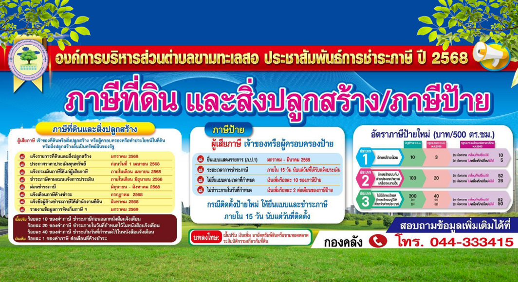 ภาษีที่ดิน 2568