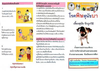 ความรู้เกี่ยวกับโรคพิษสุนัขบ้า เลี้ยงสุนัข รักถูกวิธี